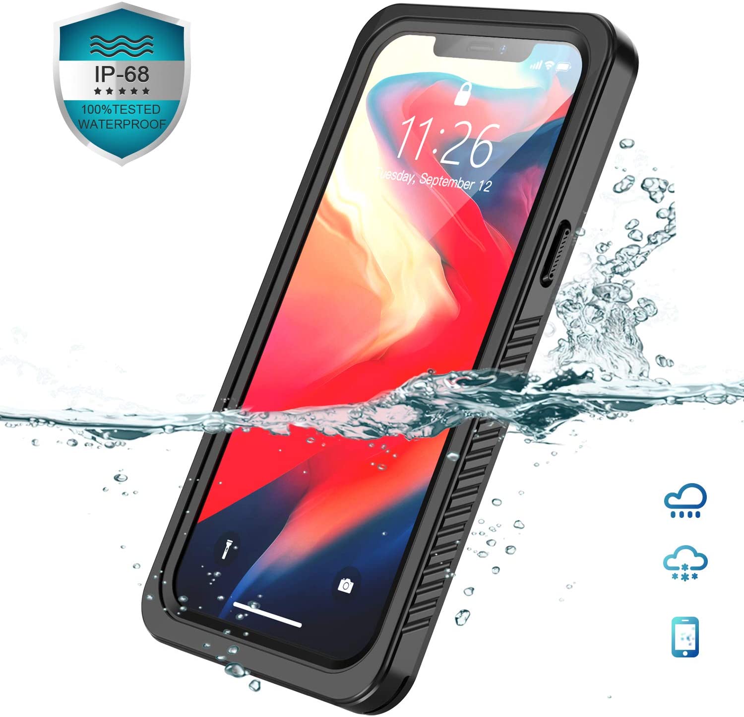 Redpepper iPhone 12 Mini Waterproof Case Mobile City