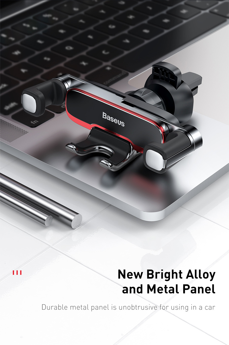 Baseus Lateral Gravity Car Mount holder Mobile City