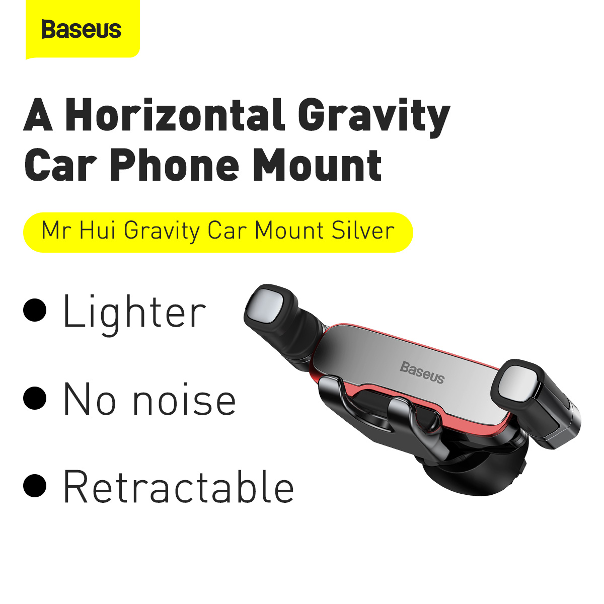 Baseus Lateral Gravity Car Mount holder Mobile City