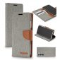Samsung Galaxy S23 Goospery Canvas Wallet Case Grey