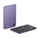 F20 Magsafe Portable Charger 5000mAh Power Bank with USB-C Cable, Wireless Battery Pack 20W Compatible with Magsafe Charger for iPhone 15/15 Pro/15 Pro Max/15 Plus/14/14 Pro/14 ProMax/13 Series Purple