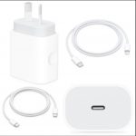 Apple Original 20W USB-C Power Adapter + USB-C to Lightning Cable