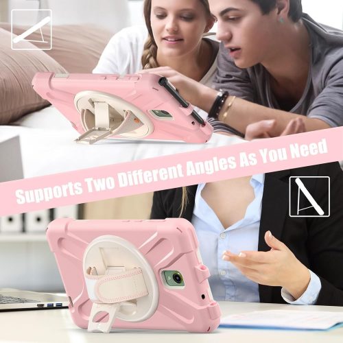 Samsung Galaxy Tab Active 3 Case Heavy Duty Shockproof Case Light Pink - Image 4