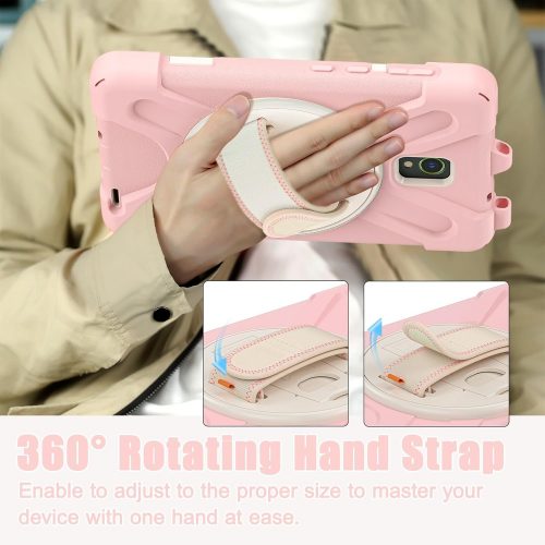 Samsung Galaxy Tab Active 3 Case Heavy Duty Shockproof Case Light Pink - Image 6
