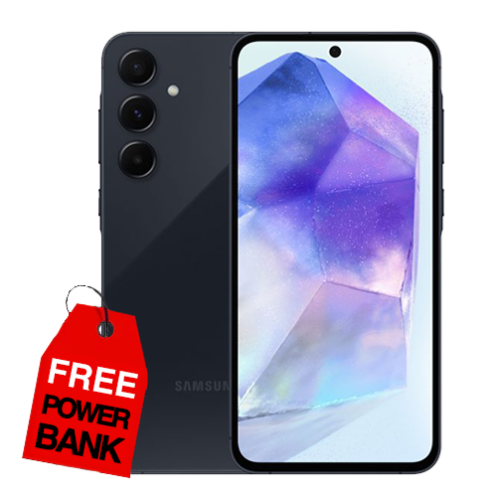 NZ Version Samsung Galaxy A55 5G 256GB Navy Dual Sim Excellent Grade Free Power Bank