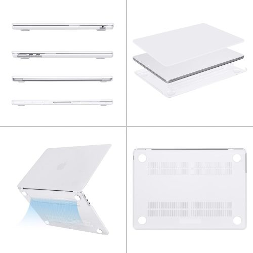 MacBook Pro 13 inch Protective Plastic Hard Shell Cover Compatible with A1706/A1708/A1989/A2159/A2289/A2251/A2338 Grey - Image 8