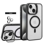 iPhone MagSafe Case with Kickstand and Camera Lens Protector