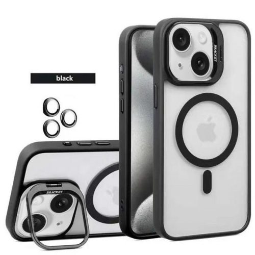 iPhone MagSafe Case with Kickstand and Camera Lens Protector