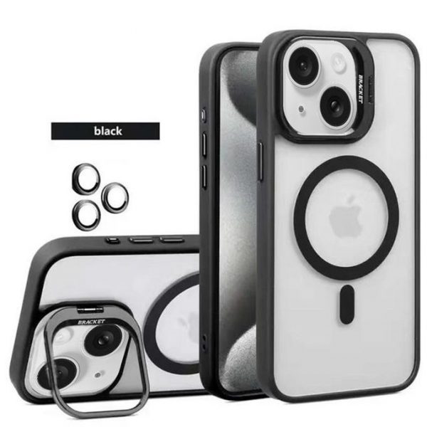 iPhone MagSafe Case with Kickstand and Camera Lens Protector