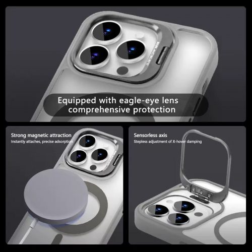 iPhone 12 Pro Max MagSafe Case with Kickstand and Camera Lens Protector - Image 3