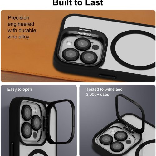 iPhone 12 Pro Max MagSafe Case with Kickstand and Camera Lens Protector - Image 5