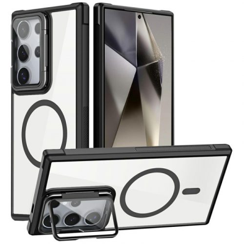 Samsung Galaxy S25 Ultra MagSafe Case with Kickstand and Camera Lens Protector