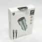 Maxguard Dual USB Car Charger with Type-C to Type-C Cable – 20W PD + 18W QC 3.0 - MC036/CC