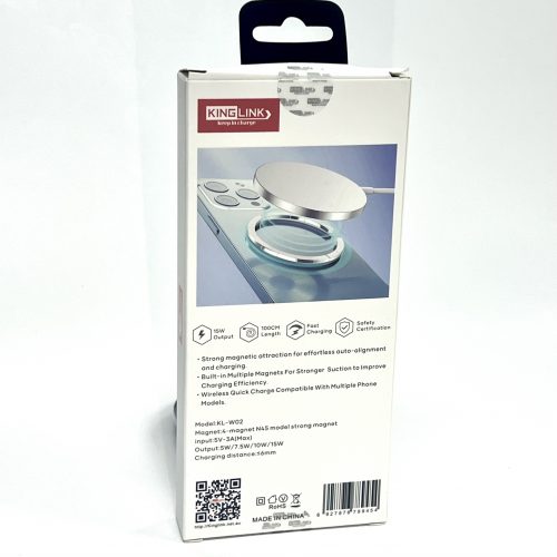 Magnetic Wireless Fast Charger – 15W Output, Auto-Alignment, Strong Magnetic Grip - Image 4