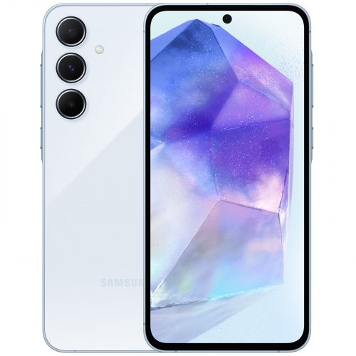 Samsung Galaxy A55 5G 256GB Ice Blue Dual Sim Like New with Samsung Box - Image 4
