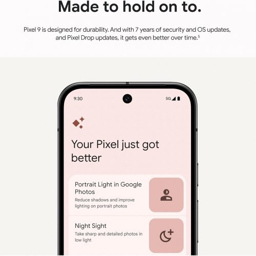 GOOGLE PIXEL 9 128GB Porcelain Excellent Grade - Image 4
