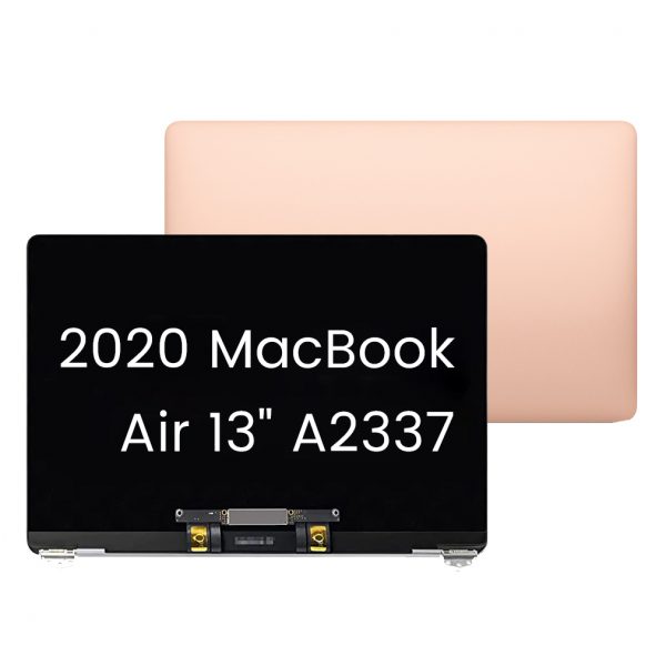 MacBook Air 13 inch 2020 Complete Display Assembly LCD Screen Replacement Gold A2337