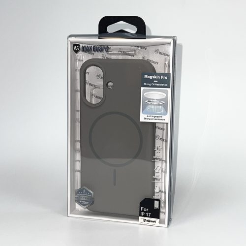 iPhone 17 MaxGuard MagSkin Pro Silicone Protective Case - Grey - Image 2