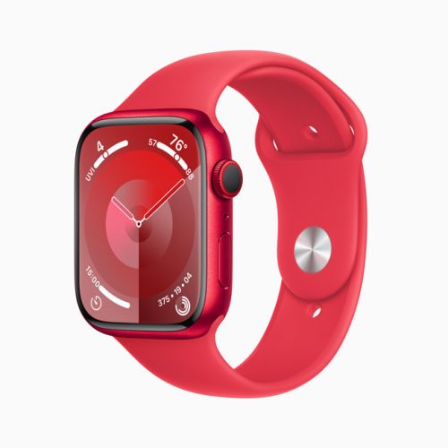 Apple Watch Series 9 (GPS + Cellular) 41mm Red AluminiumCase & Red Sport Band Like New with Box - Image 3