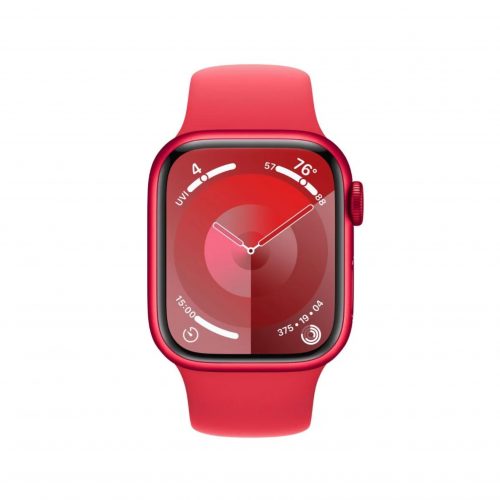 Apple Watch Series 9 (GPS + Cellular) 41mm Red AluminiumCase & Red Sport Band Like New with Box - Image 6