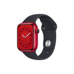 Apple Watch Series 9 (GPS + Cellular) 41mm Red Aluminum Case & Midnight Sport Band
