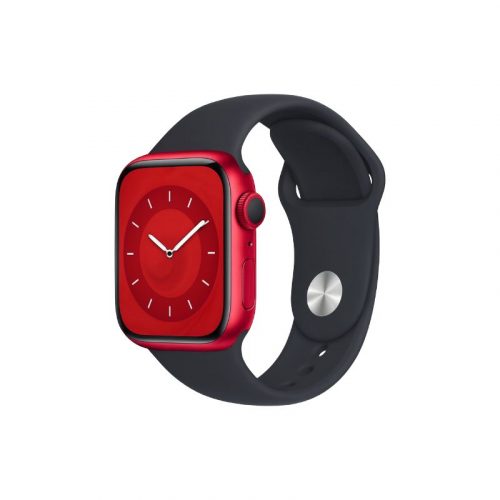 Apple Watch Series 9 (GPS + Cellular) 41mm Red Aluminum Case & Midnight Sport Band