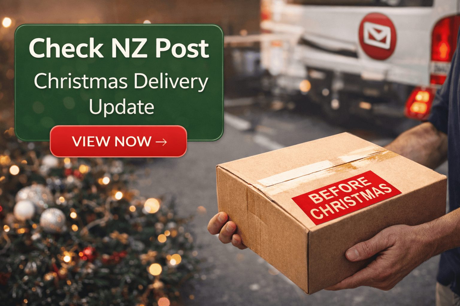 Order before Christmas delivery cutoff NZ Post