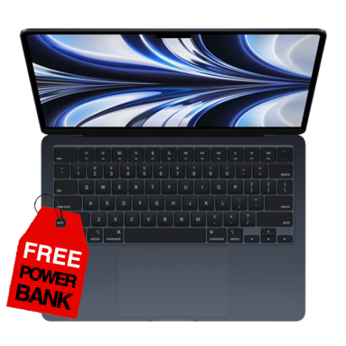 MacBook Air 2022 13 inch M2 chip 256GB SSD Midnight Good Grade Free Power Bank