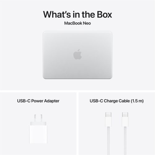Brand New MacBook Neo 13 inch with Apple A18 Pro Chip 256GB SSD 8GB RAM Silver - Image 2