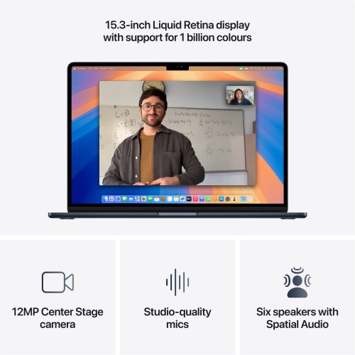 MacBook Air 15 inch with M4 Chip 16GB RAM 256GB SSD Midnight Excellent Grade with Apple Box 100% Battery - Image 10