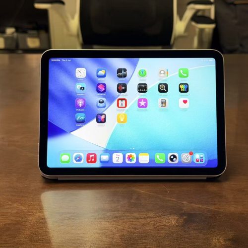 iPad Mini 7th Gen A17 Pro Wi-Fi 128GB Purple A2993 Like New with Free Apple Flip Case 100% Battery Special Deal - Image 3