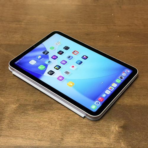 iPad Mini 7th Gen A17 Pro Wi-Fi 128GB Purple A2993 Like New with Free Apple Flip Case 100% Battery Special Deal - Image 2
