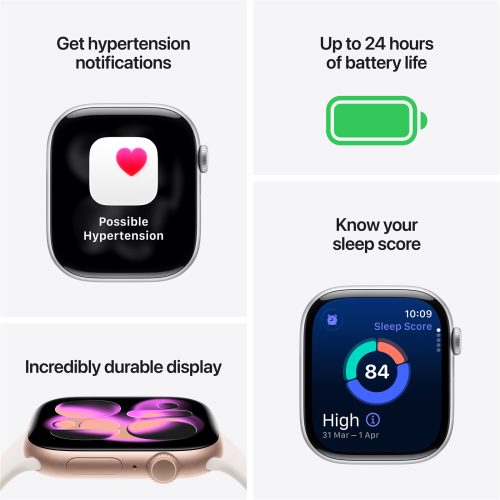 Apple Watch Series 11 GPS 46mm Jet Black Aluminium Case with Black Sport Band Excellent Grade with Apple Box - Image 11