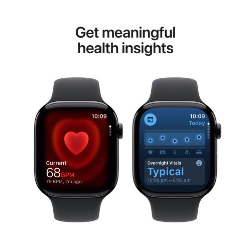 Apple Watch Series 11 GPS 46mm Jet Black Aluminium Case with Black Sport Band Excellent Grade with Apple Box - Image 9