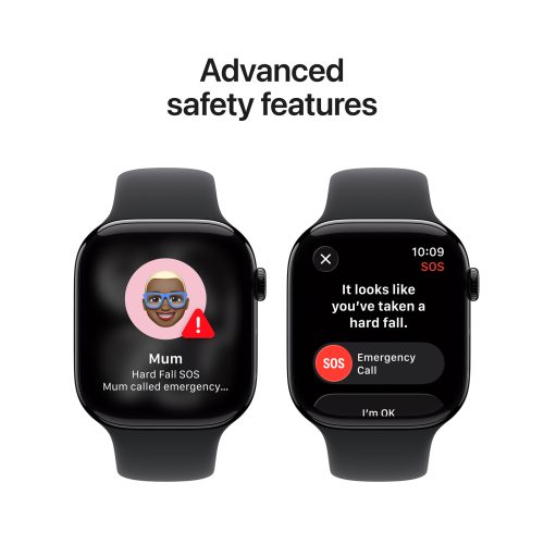 Apple Watch Series 11 GPS 46mm Jet Black Aluminium Case with Black Sport Band Excellent Grade with Apple Box - Image 8